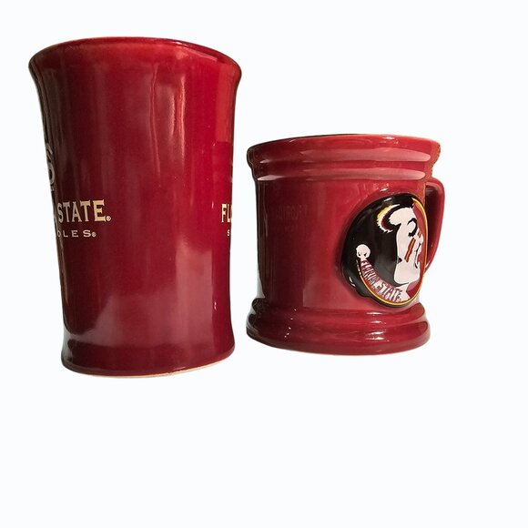 2 Florida State University Seminoles Coffee Mugs  EUC - Picture 3 of 12